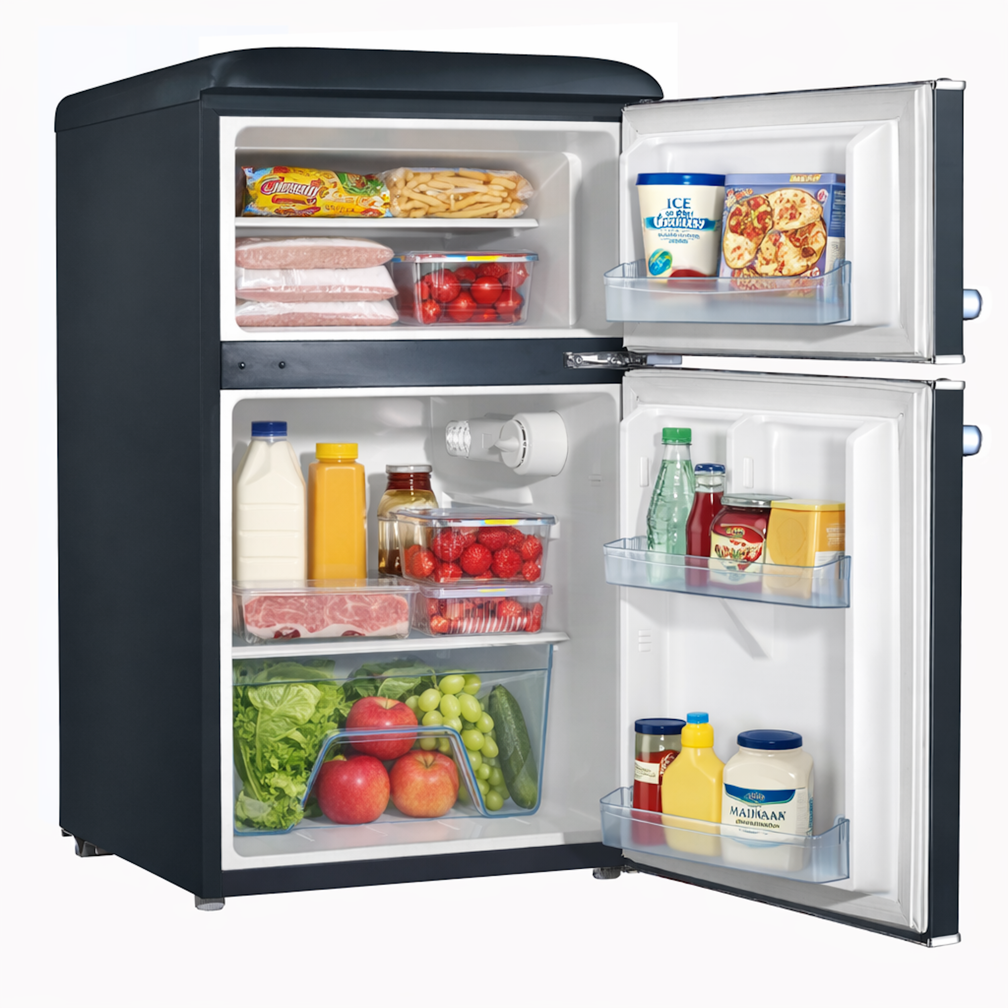 Retro chladnička Guzzanti GZ 86RB